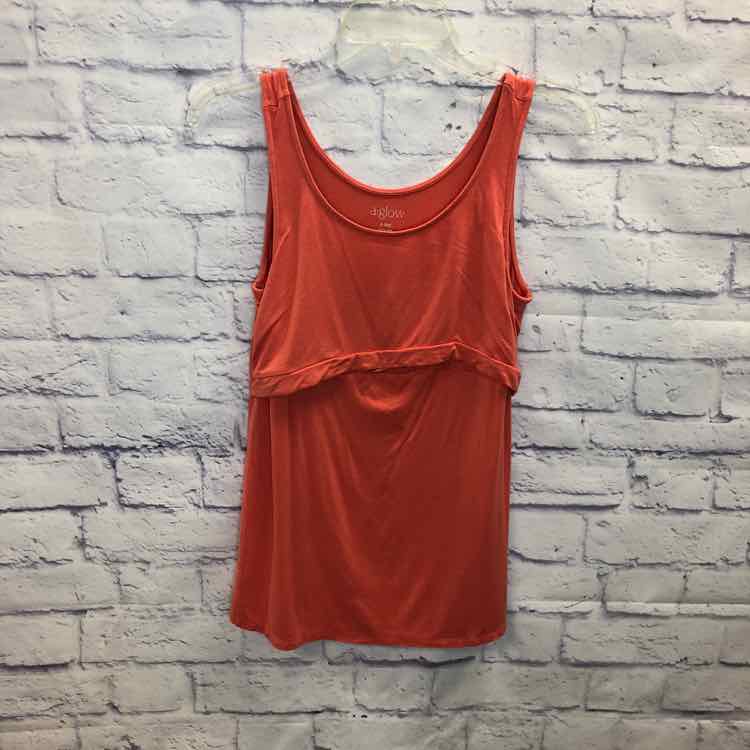 A Glow Orange Size S Nursing Top