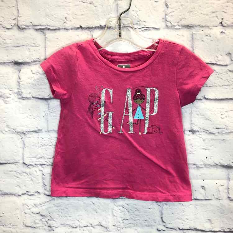 Gap Pink Size 18-24 months Girls Short Sleeve Shirt