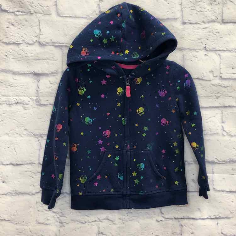 Disney Navy Size 2T Girls Sweatshirt/Hoodie