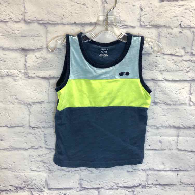 Carters Blue Size 3T Boys Tank Top