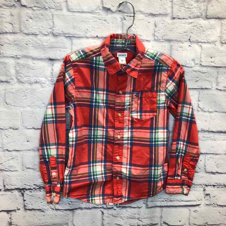 Carters Plaid Size 6 Boy Polo or Button Down