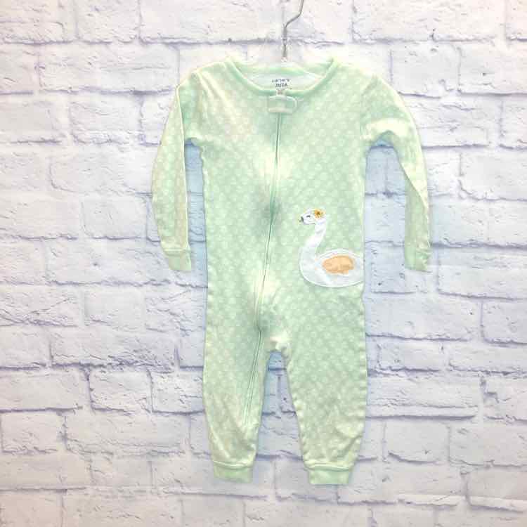 Carters Green Size 2T Girls Sleeper