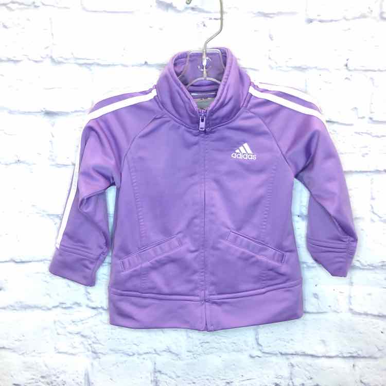 Adidas Purple Size 18 Months Girls Coat/Jacket