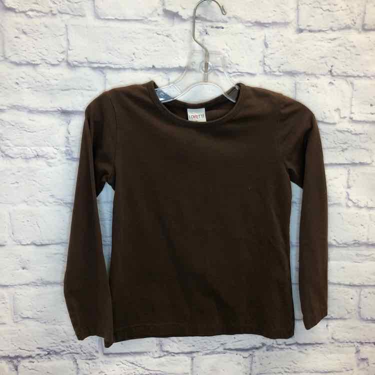 Lovetti Brown Size 6 Girls Long Sleeve Shirt