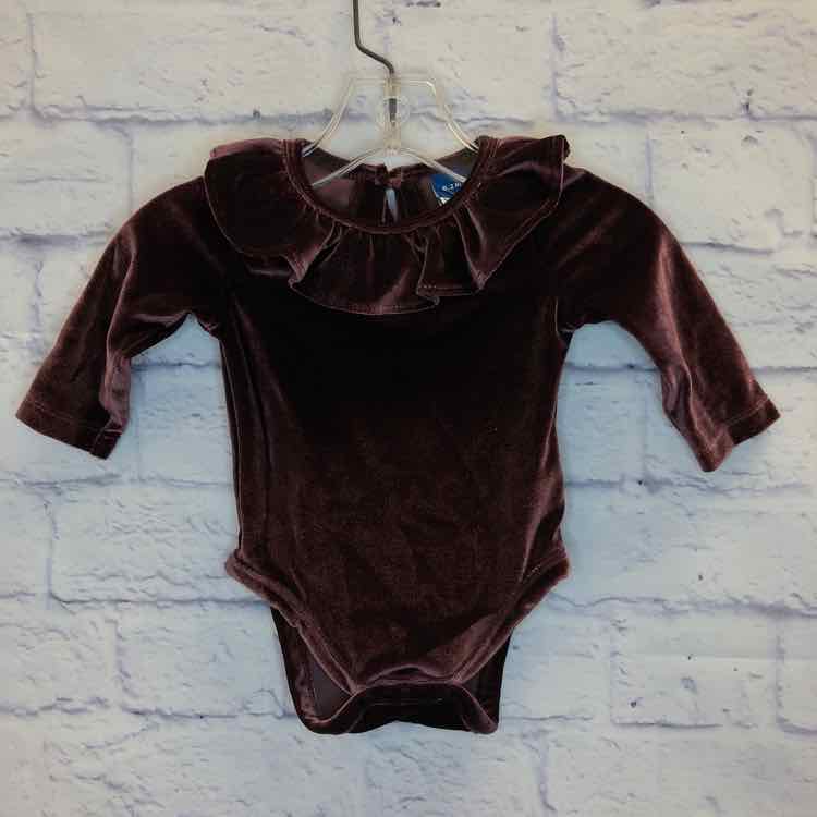 Old Navy Maroon Size 0-3 Months Girls Bodysuit