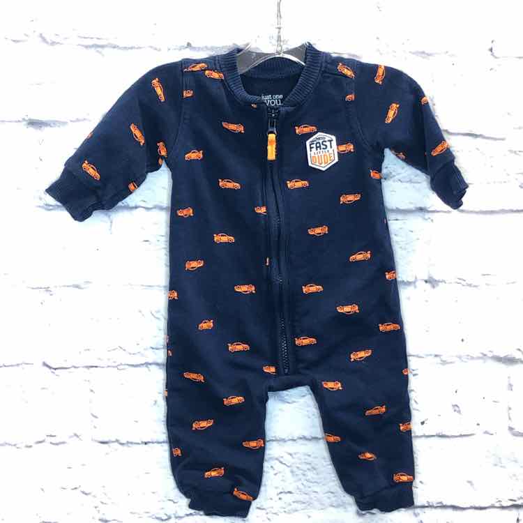 Just One You Navy Size Newborn Boys Romper