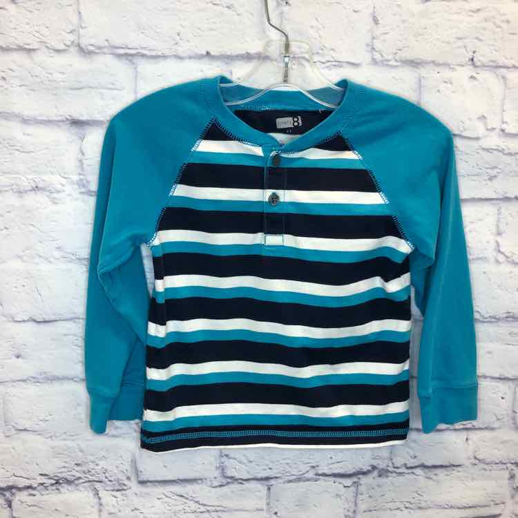 Crazy 8 Blue Size 4T Boys Long Sleeve Shirt