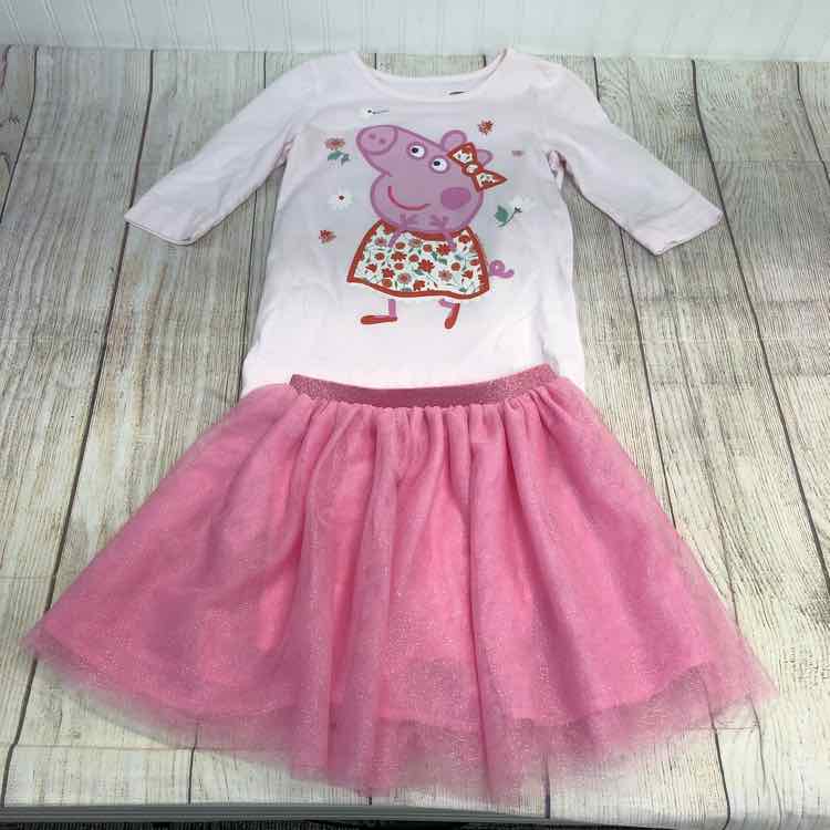 Peppa Pig Pink Size 5 Girls 2 Piece Outfit