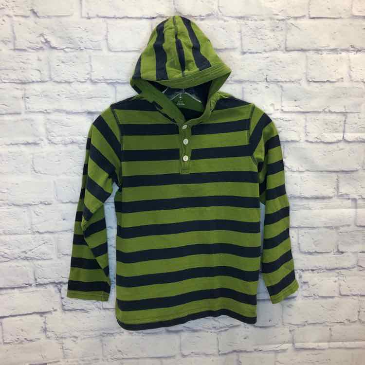 Lands End Stripe Size 10 Boys Long Sleeve Shirt