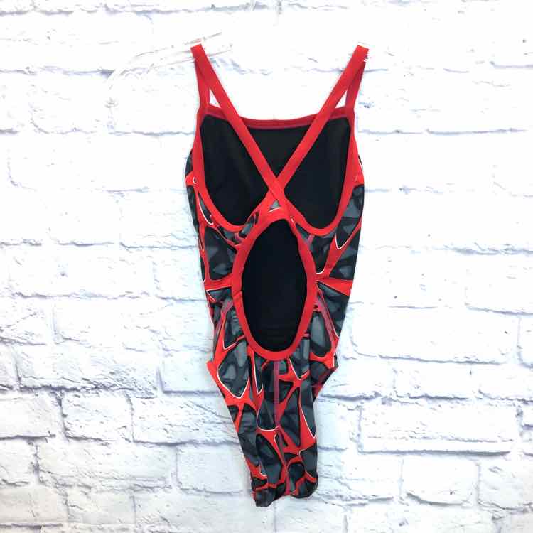 Speedo Red Size 10 Girls Swimsuit