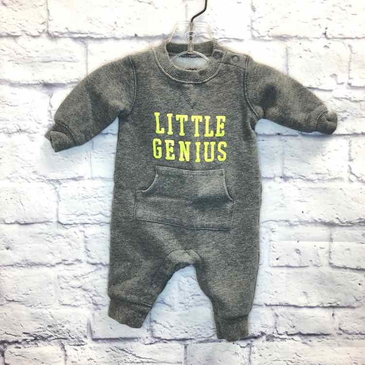 Carters Gray Size 3 Months Boys Romper