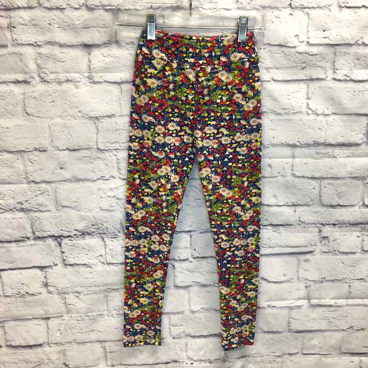 LulaRoe Blue Size 8-14 Girls Leggings