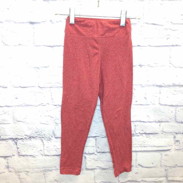 LulaRoe Red Size 2-4 Girls Leggings