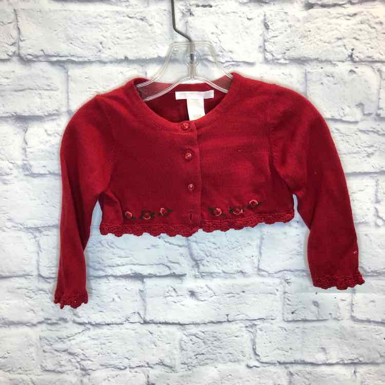 Janie & Jack Red Size 12-18 months Girls Sweater