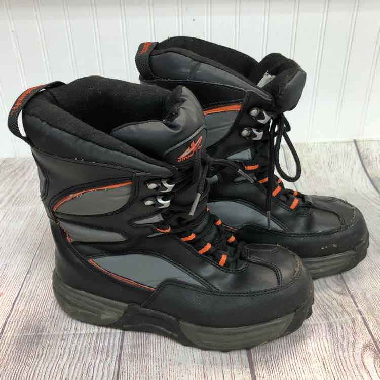 Athletech Black Size 4 Boys Snow Boots