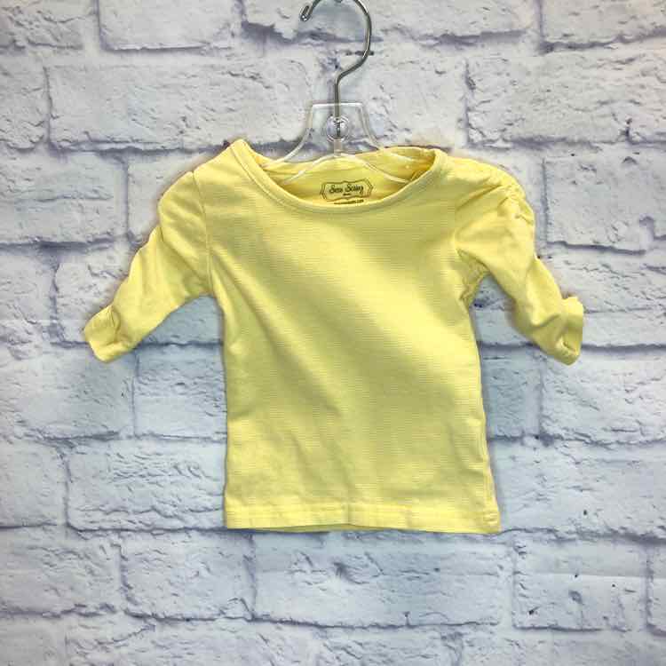 Sew Sassy Yellow Size 6 Months Girls Long Sleeve Shirt