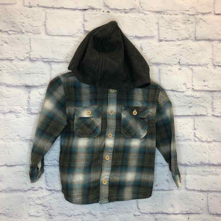 Art Class Plaid Size 18 Months Boys Long Sleeve Shirt