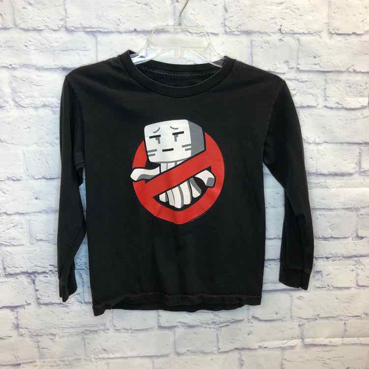 Minecraft Black Size 10 Boys Long Sleeve Shirt