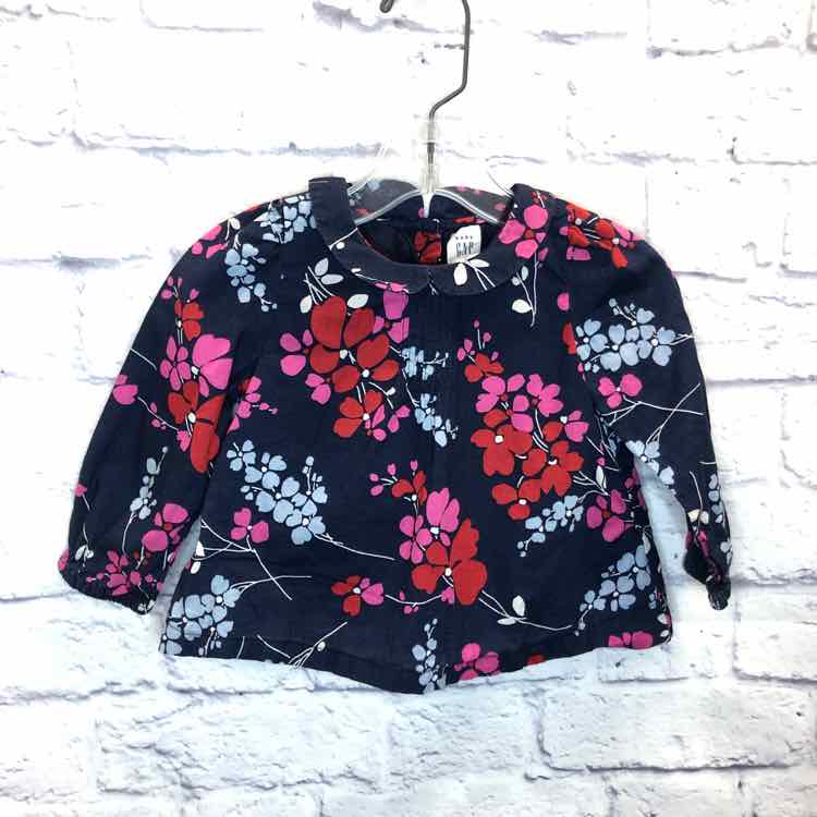 Gap Floral Size 12-18 months Girls Long Sleeve Shirt