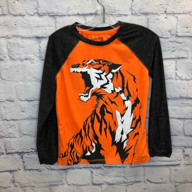 Jumping Beans Orange Size 7 Boys Long Sleeve Shirt