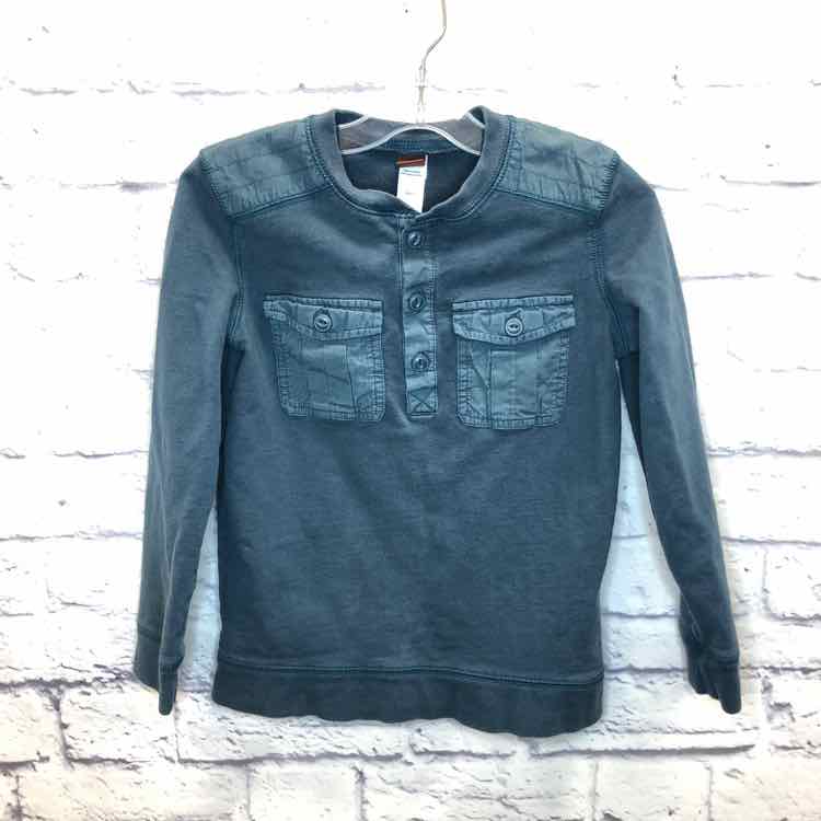 Tea Blue Size 7 Boys Long Sleeve Shirt