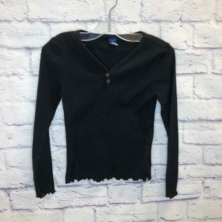 Old Navy Black Size 8 Girls Long Sleeve Shirt