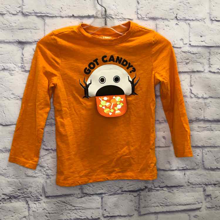 Old Navy Orange Size 4T Boys Long Sleeve Shirt