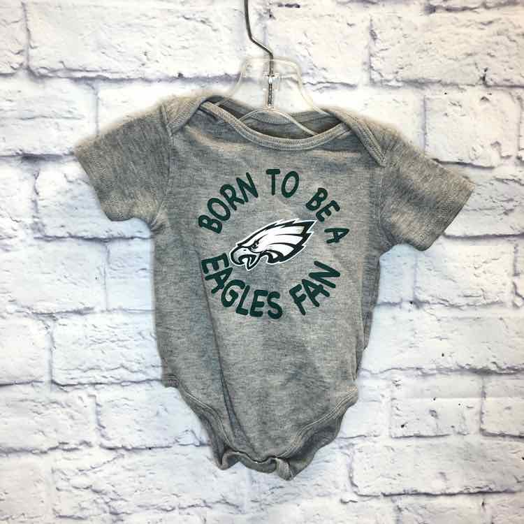 Eagles Gray Size 12 Months Boys Bodysuit