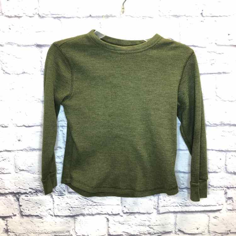 Old Navy Green Size 6 Boys Long Sleeve Shirt