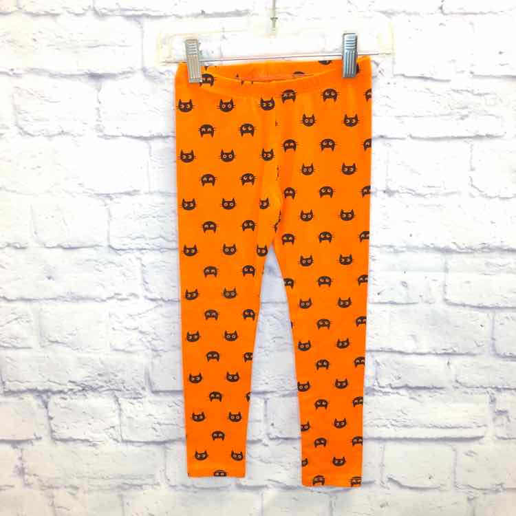 Cat & Jack Orange Size 4T Girls Leggings