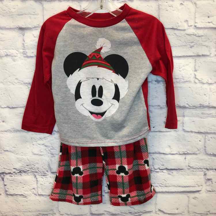 Disney Red Size 3T Boys Pajamas