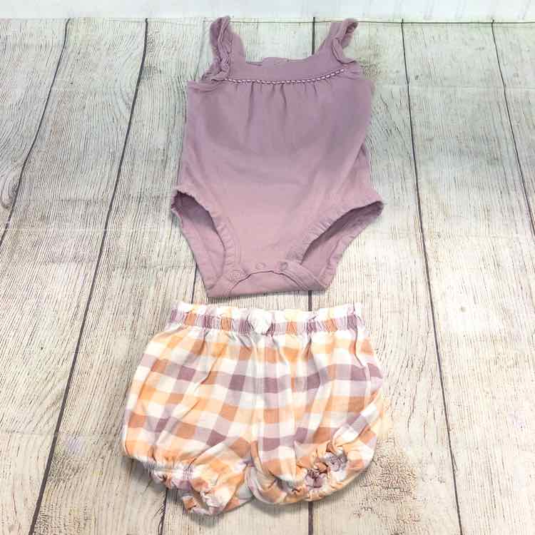 Carters Purple Size 9 Months Girls 2 Piece Outfit