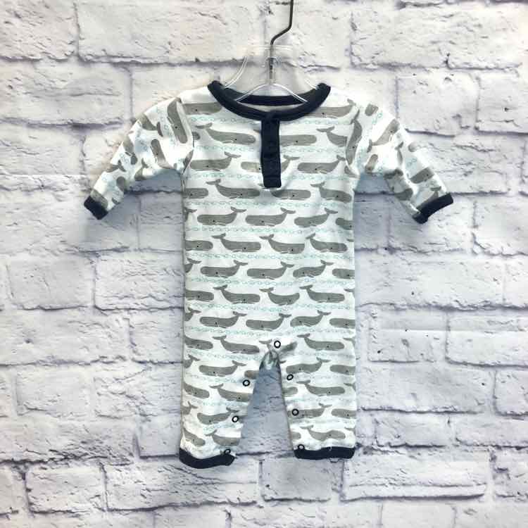 HB Gray Size 0-3 Months Boys Romper