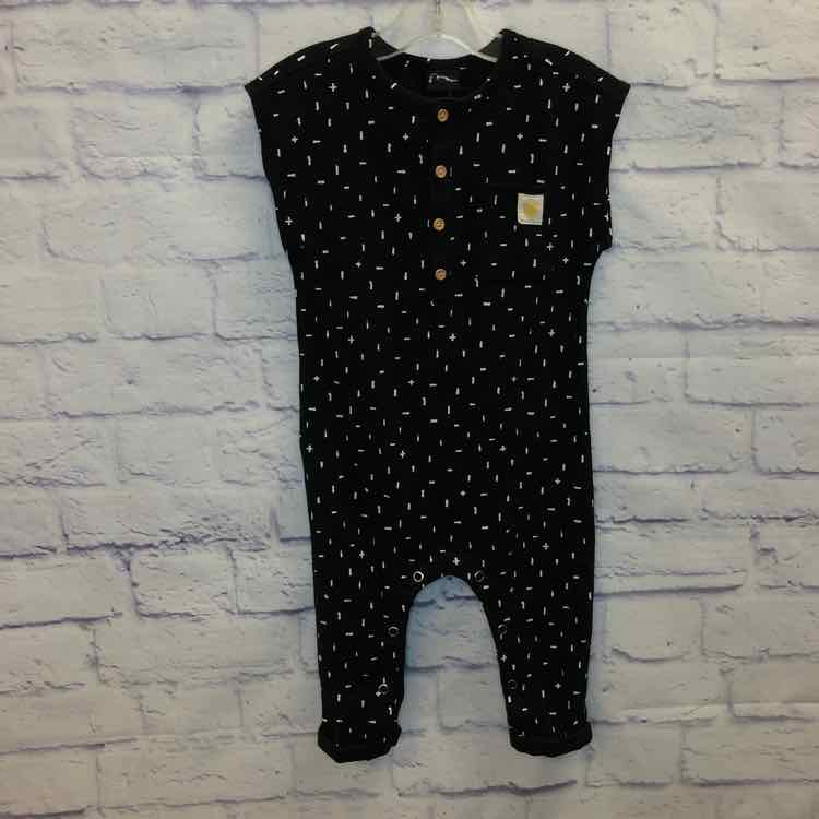 Art Class Black & White Size 18 Months Girls Romper