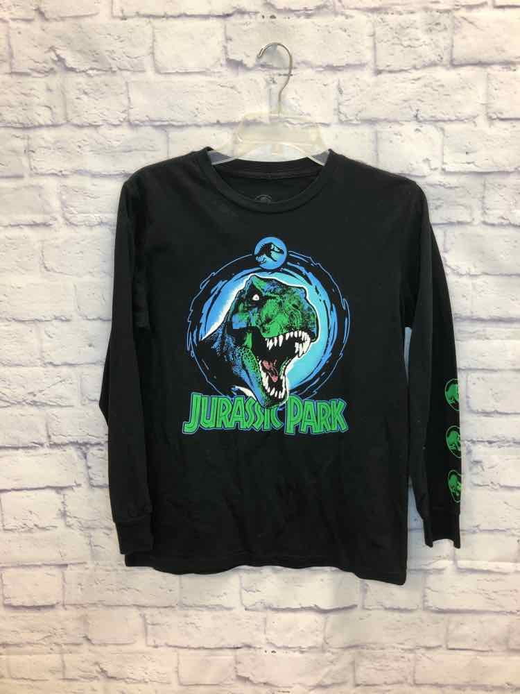 Jurassic World Black Size 14 Boys Long Sleeve Shirt