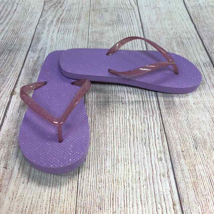 Purple Size 3 Girls Flip Flops