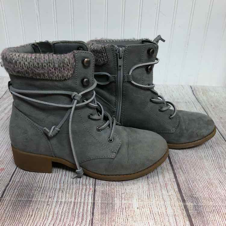 Sperry Gray Size 3 Girls Gwyn Boots