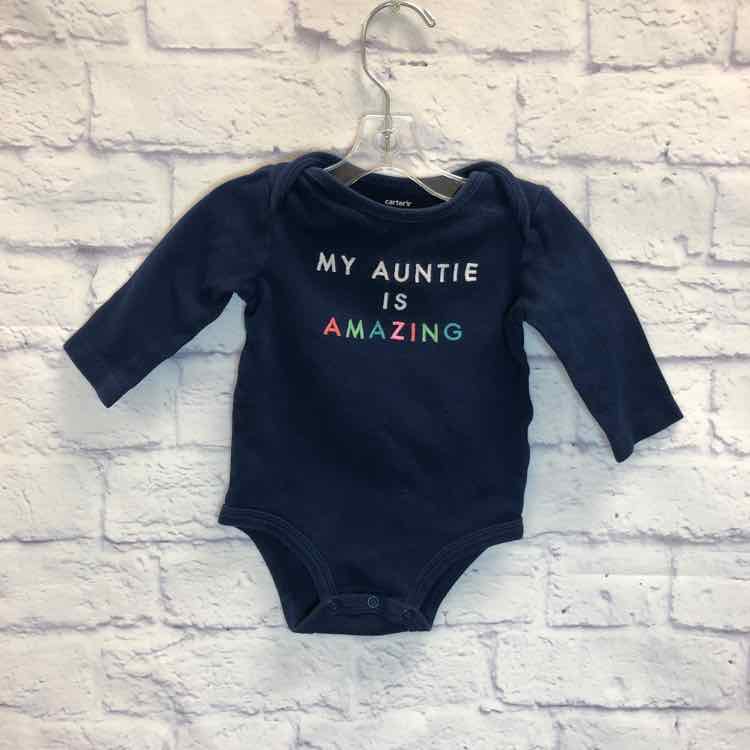 Carters Navy Size 6 Months Girls Bodysuit