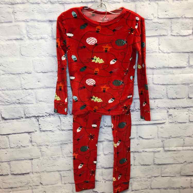 Cat & Jack Red Size 8 Girls Pajamas