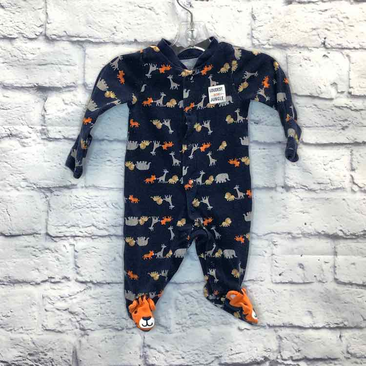 Just One You Navy Size Newborn Boys Sleeper