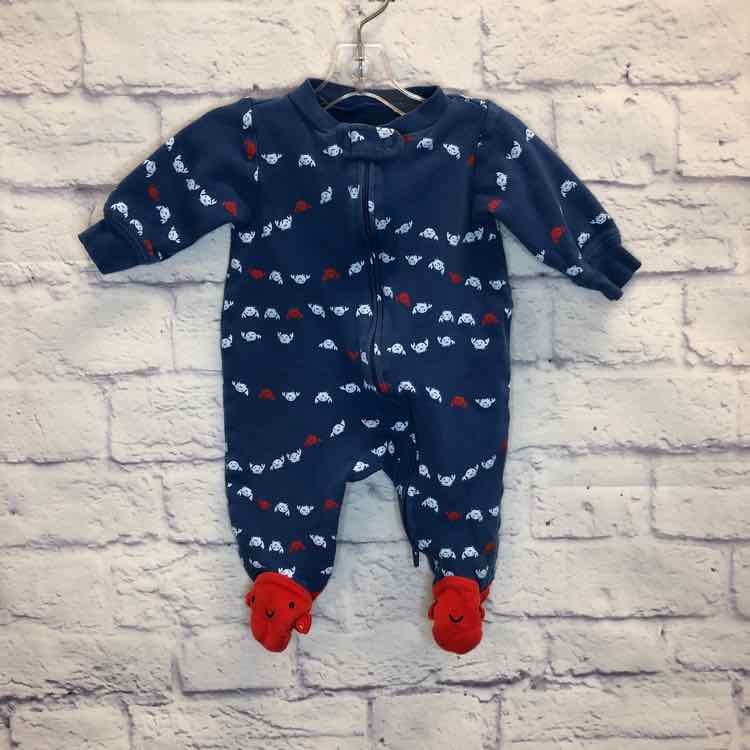 Carters Blue Size 3 Months Boys Sleeper