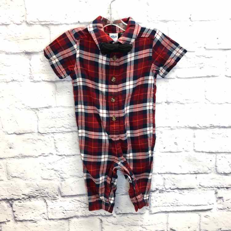 Old Navy Red Size 3-6 Months Boys Romper