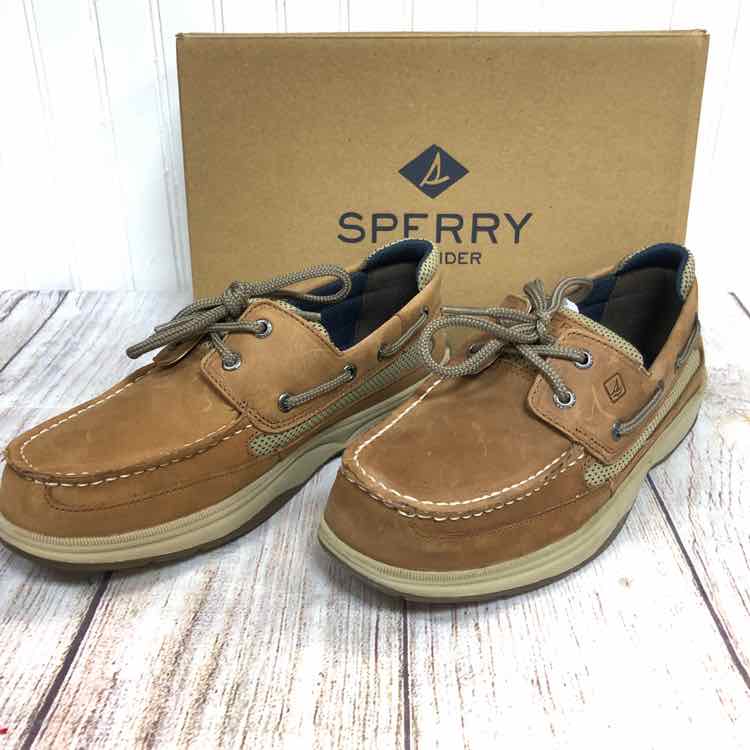 Sperry Brown Size 4.5 Boys Casual Shoes