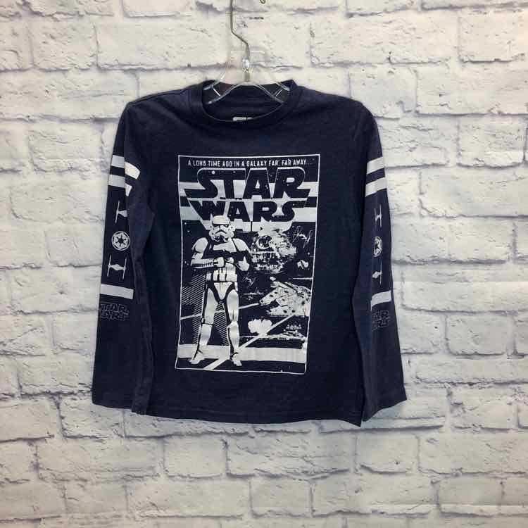 Star Wars Blue Size 7 Boys Long Sleeve Shirt