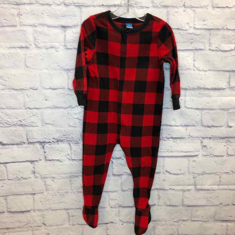 Old Navy Red & Black Size 2T Boys Sleeper