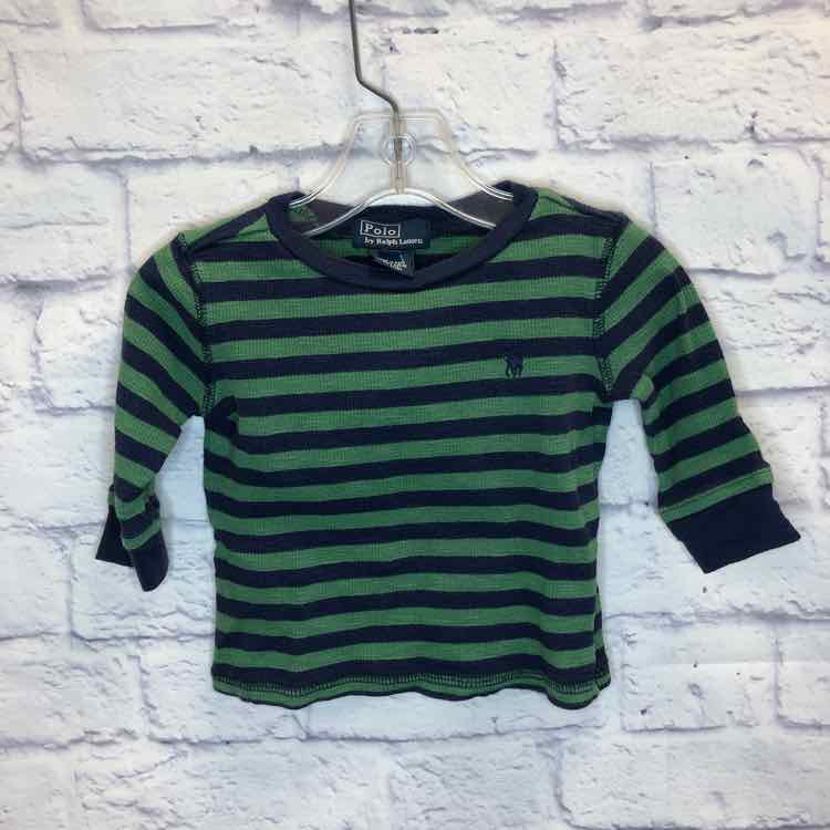 Polo Ralph Lauren Stripe Size 9 Months Boys Long Sleeve Shirt