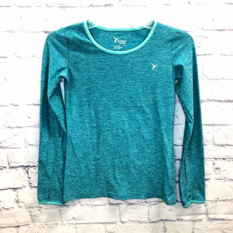 Old Navy Teal Size 10 Girls Long Sleeve Shirt