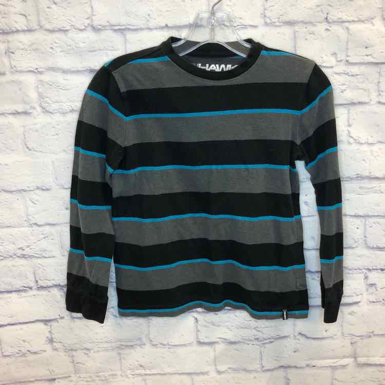 Tony Hawk Stripe Size 10 Boys Long Sleeve Shirt