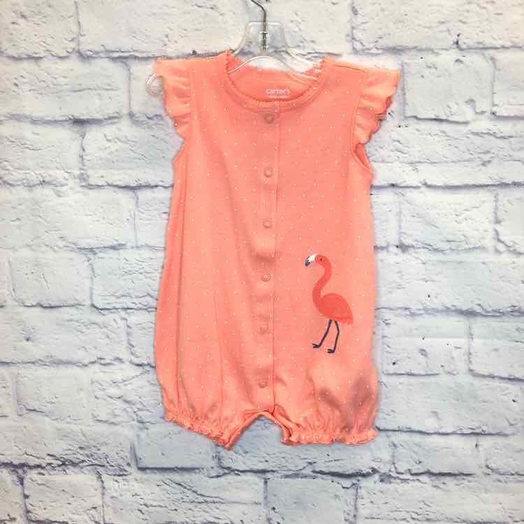 Child of Mine Salmon Size 3-6 Months Girls Romper