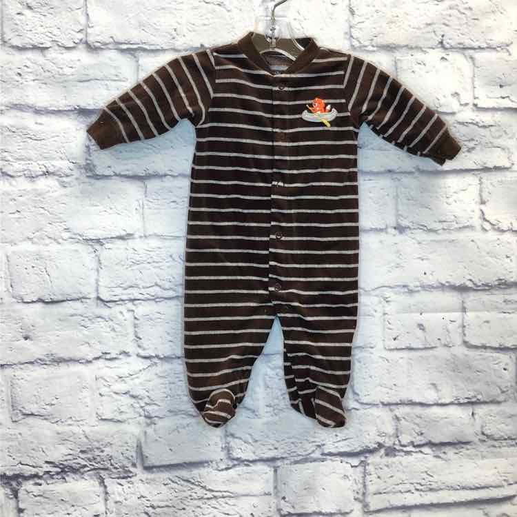 Carters Brown Size Newborn Boys Sleeper